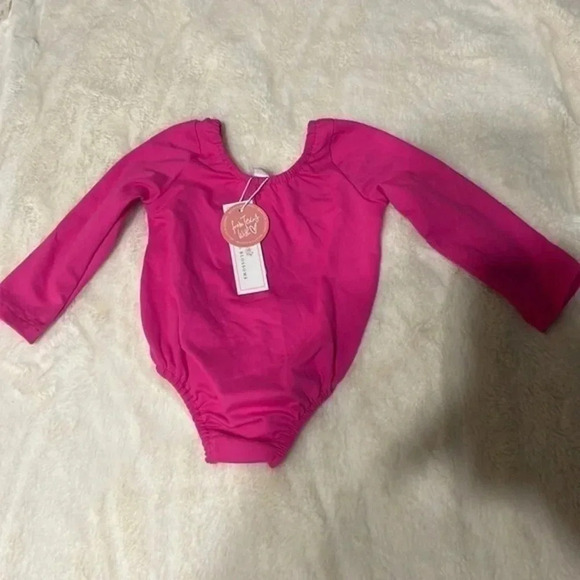 PINK Livee Long Sleeve Girls Onesie - Picture 2 of 9
